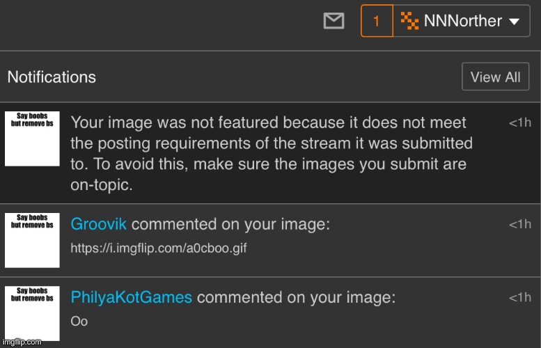 Yeah the image might have been too scary | made w/ Imgflip meme maker
