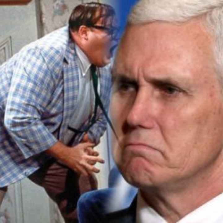Chris Farley and Mike Pence Blank Meme Template