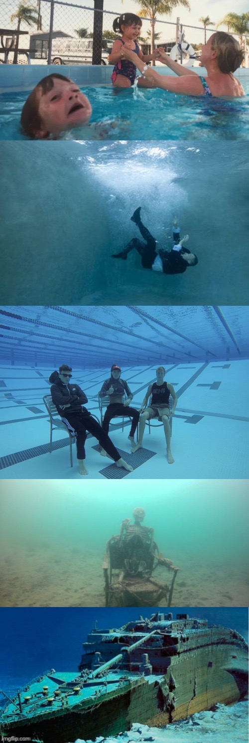 Mother ignoring drowning child extended | image tagged in mother ignoring drowning child extended | made w/ Imgflip meme maker