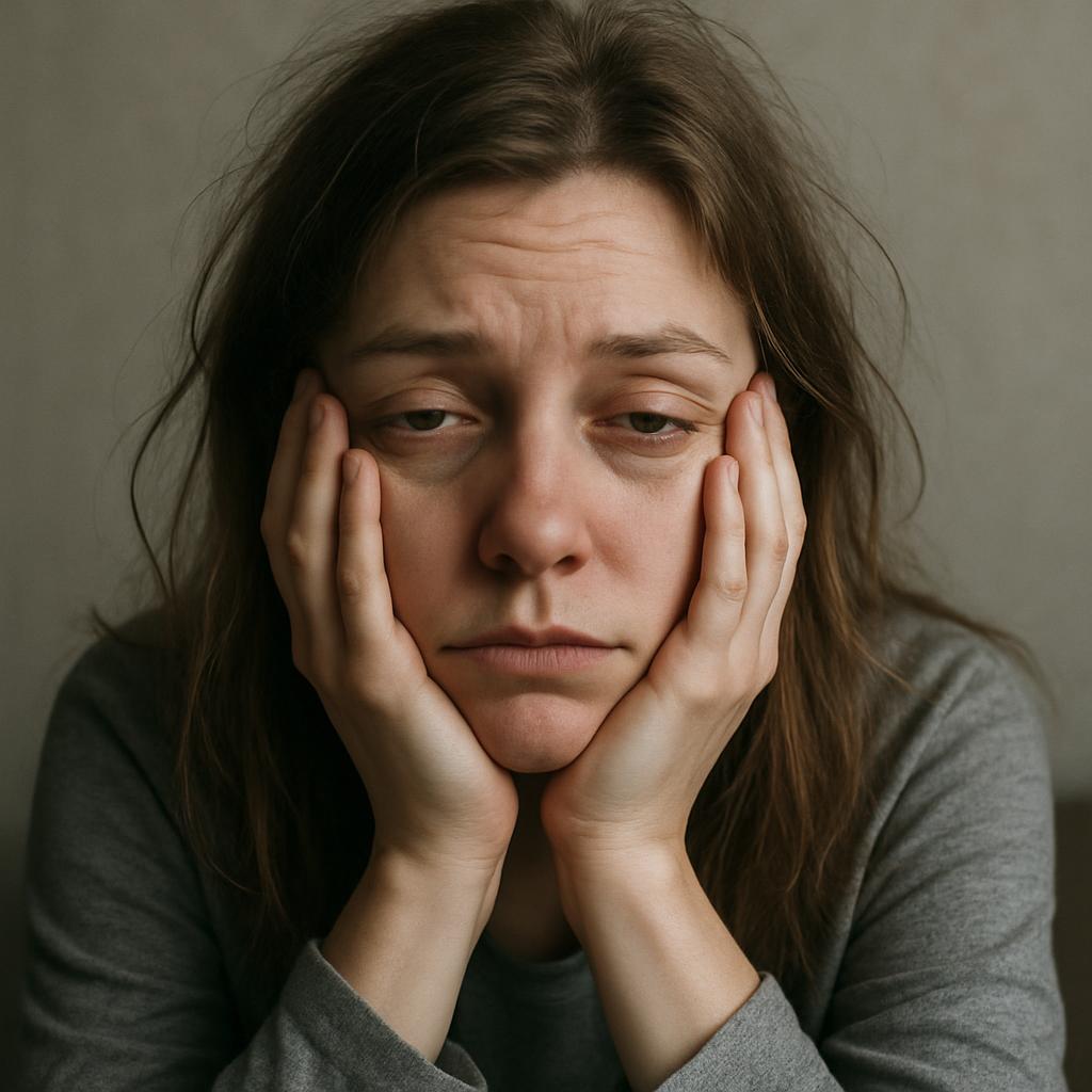 very tired woman Blank Meme Template