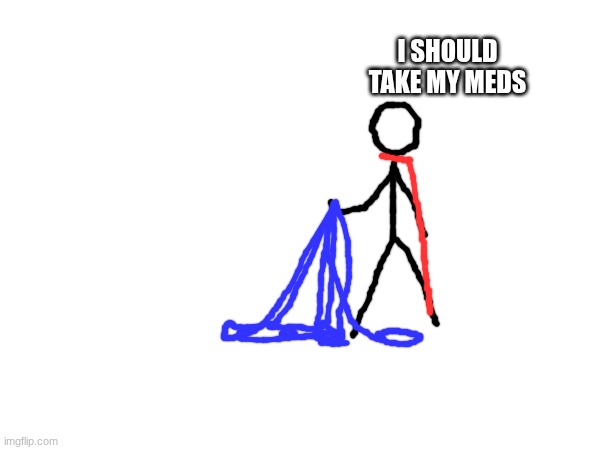 I SHOULD TAKE MY MEDS | made w/ Imgflip meme maker