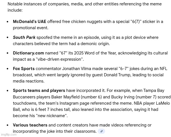 the South Park one literally references the 67 analog horror | made w/ Imgflip meme maker