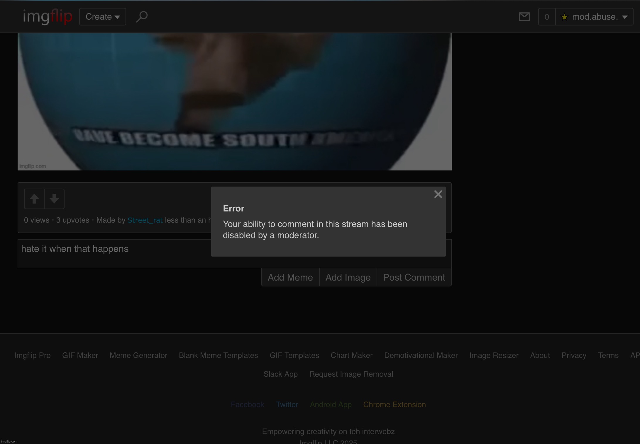 @andrew @drizzy @aymy, why tf did i get banned when all i’m just a joke acc | made w/ Imgflip meme maker