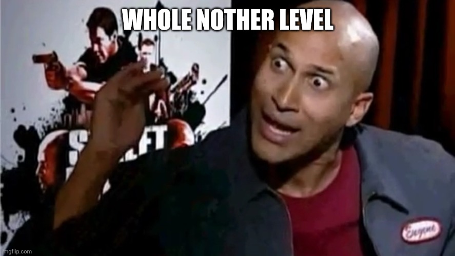 Whole 'Nother Level | WHOLE NOTHER LEVEL | image tagged in whole 'nother level | made w/ Imgflip meme maker