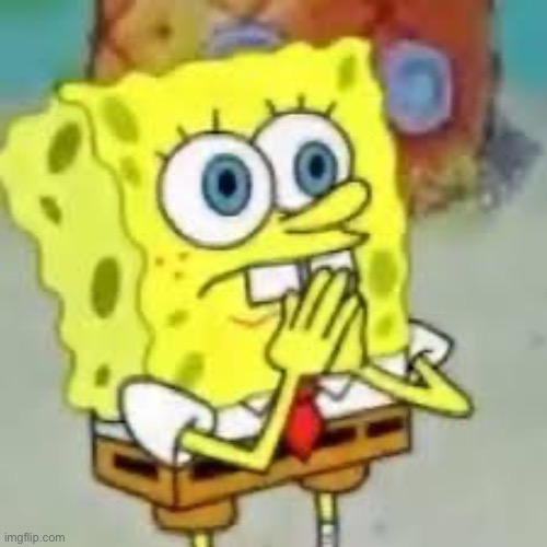 SpongeBob Straight face | image tagged in spongebob straight face | made w/ Imgflip meme maker