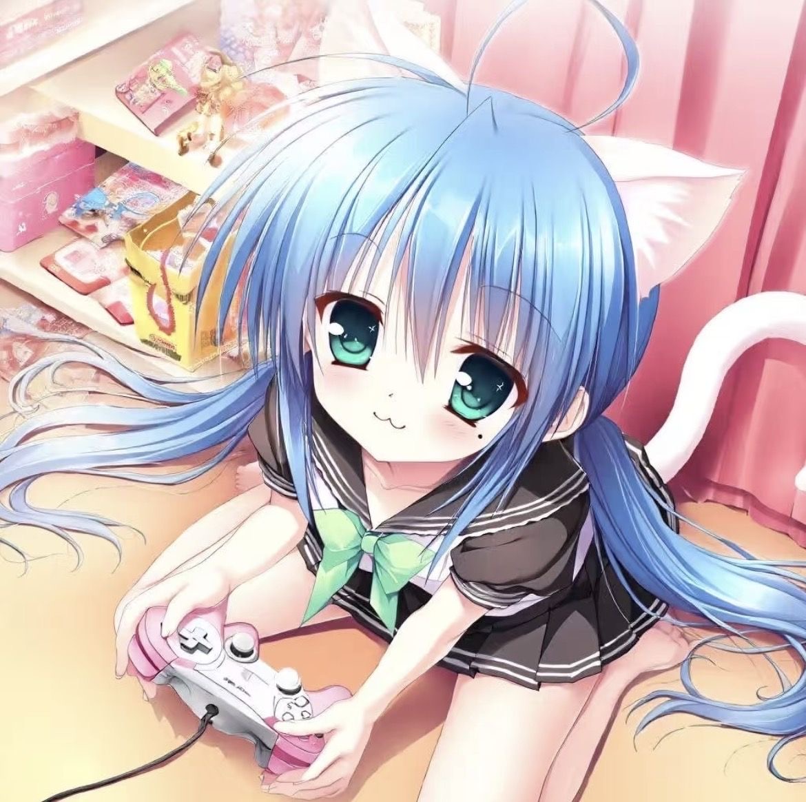 Anime girl Blank Meme Template