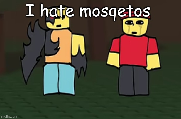 crotato why | I hate mosqetos | image tagged in crotato why | made w/ Imgflip meme maker