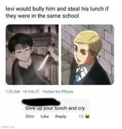 . | image tagged in aot,snk,shingeki no kyojin,attack on titan,anime,anime meme | made w/ Imgflip meme maker