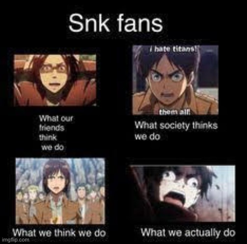 , | image tagged in aot,snk,shingeki no kyojin,attack on titan,anime,anime meme | made w/ Imgflip meme maker