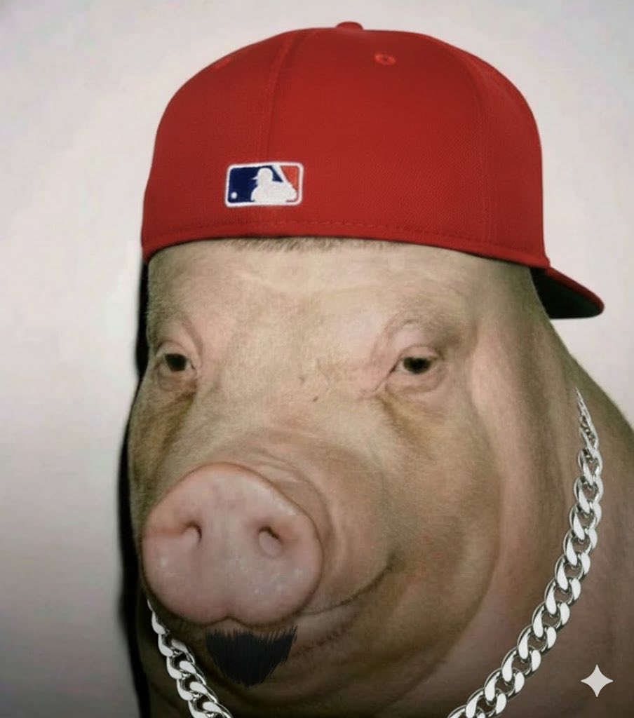 Buzz Cut Pig Fred Durst Blank Meme Template