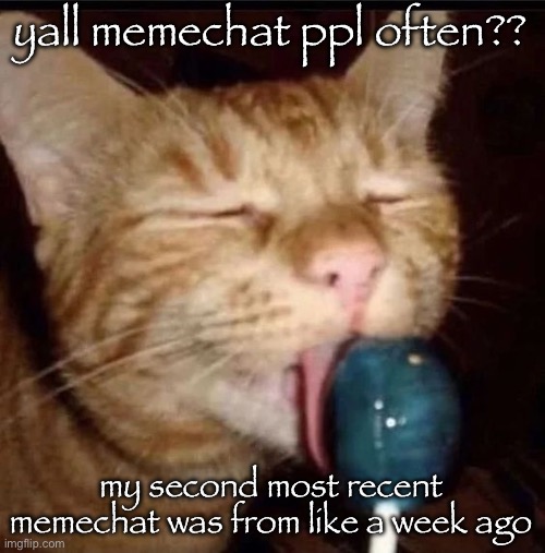 silly goober 2 | yall memechat ppl often?? my second most recent memechat was from like a week ago | image tagged in silly goober 2 | made w/ Imgflip meme maker