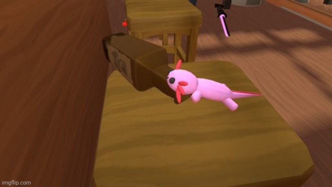 Alcoholic Axolotl | image tagged in alcoholic axolotl | made w/ Imgflip meme maker