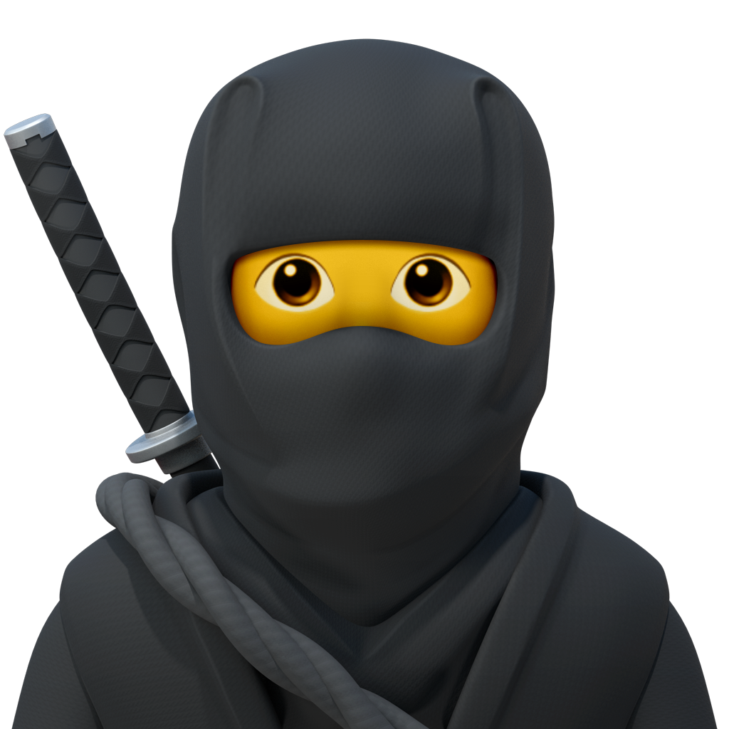 Ninja Emoji Blank Meme Template