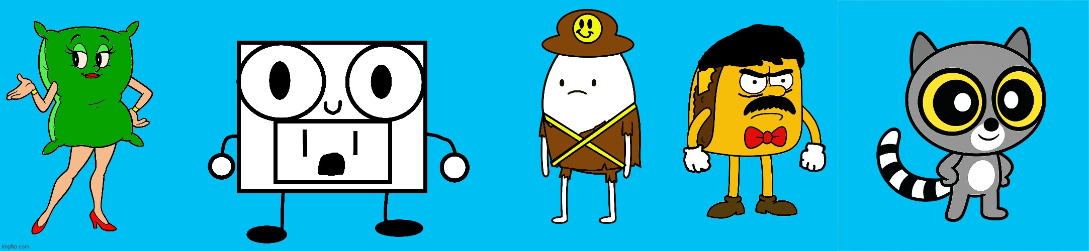 New characters! Meet Willow, Otto, Hardy, Pablo, and Merchant | image tagged in ocs | made w/ Imgflip meme maker