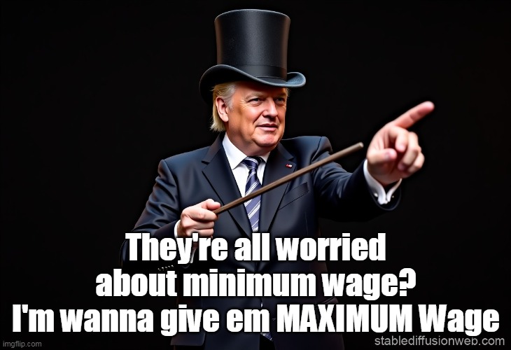 They're all worried about minimum wage?
I'm wanna give em MAXIMUM Wage | made w/ Imgflip meme maker