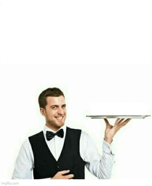 waiter | image tagged in waiter | made w/ Imgflip meme maker