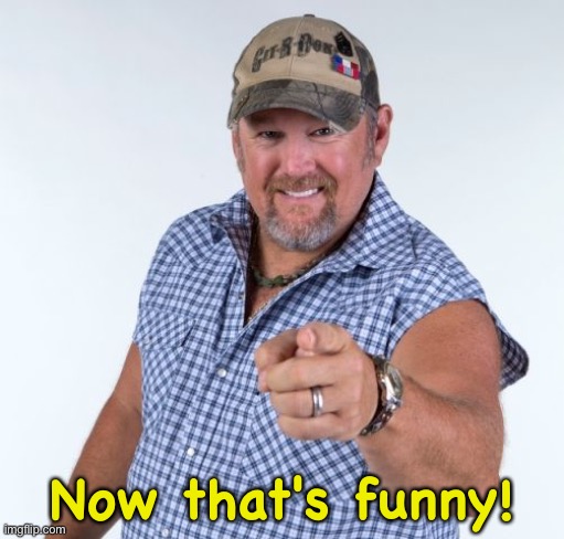 Larry the Cable Guy | Now that's funny! | image tagged in larry the cable guy | made w/ Imgflip meme maker