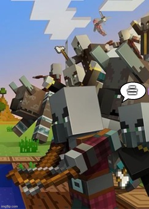 Illagers | I WANT A CADILLAC ESCALADE | image tagged in illagers | made w/ Imgflip meme maker