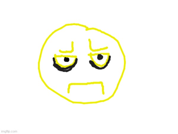 whats the name of the emoji that looked kinda like this | made w/ Imgflip meme maker