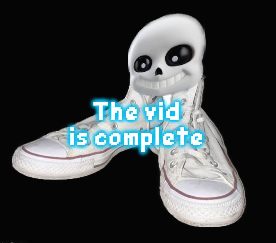 san. | The vid is complete | image tagged in san | made w/ Imgflip meme maker