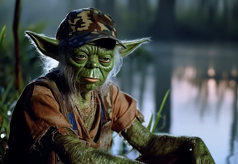 Redneck Yoda Blank Meme Template
