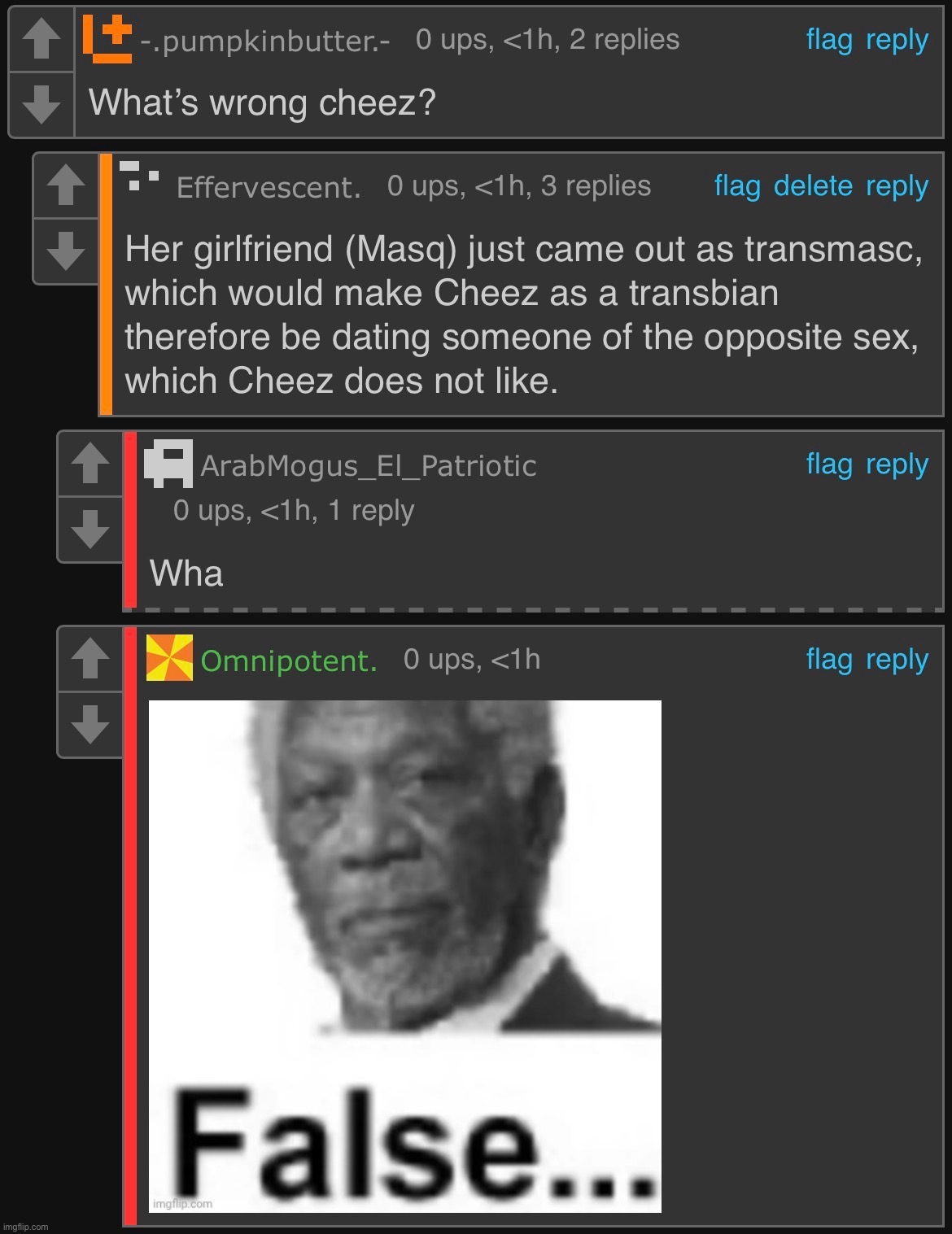 False… | made w/ Imgflip meme maker