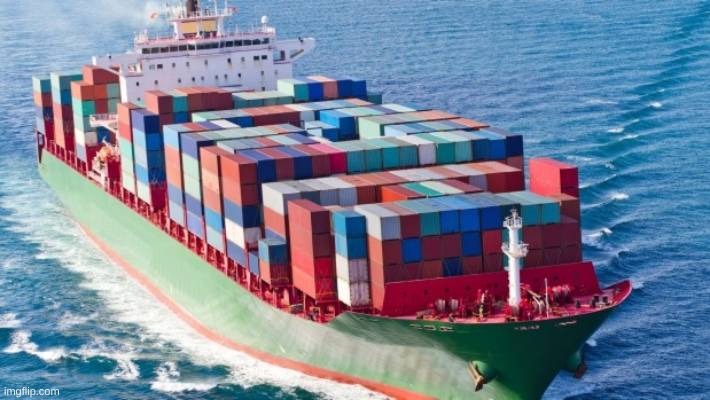 Cargo ship | image tagged in cargo ship | made w/ Imgflip meme maker