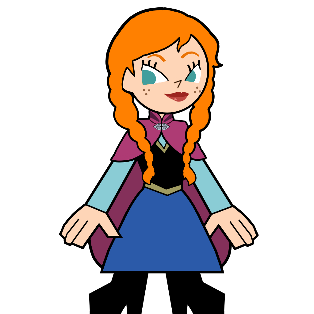 Princess Anna in Hero 108 Style Blank Meme Template