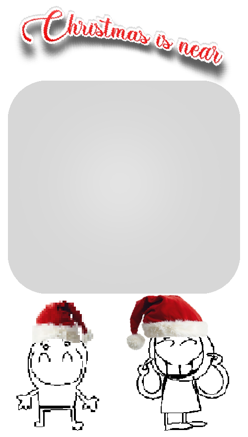 High Quality Christmas is near Blank Meme Template