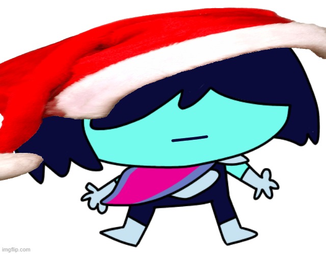 merry krismas | image tagged in underpants dark world kris | made w/ Imgflip meme maker