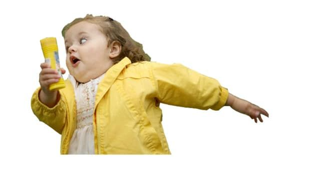 Chubby bubbles girl Blank Meme Template