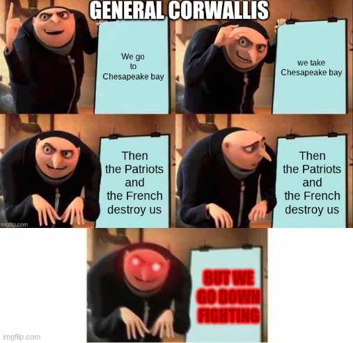 Gru's plan (red eyes edition) | BUT WE GO DOWN FIGHTING | image tagged in gru's plan red eyes edition | made w/ Imgflip meme maker