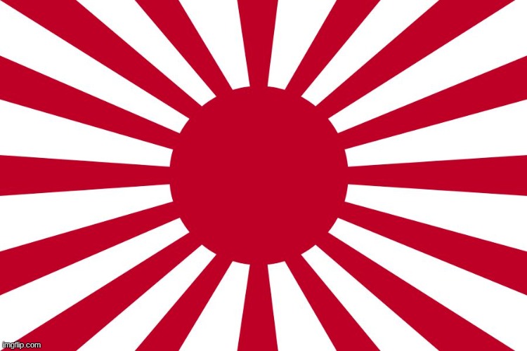 War flag of imperial Japan | image tagged in war flag of imperial japan | made w/ Imgflip meme maker