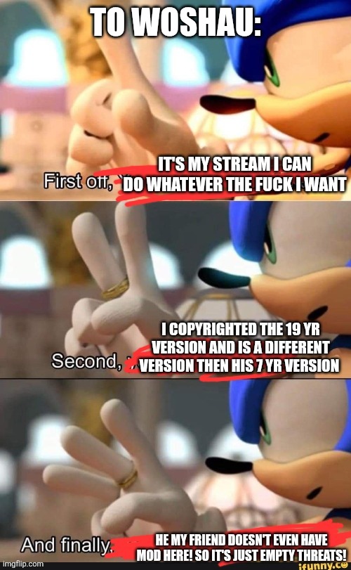 TO WOSHAU: | made w/ Imgflip meme maker