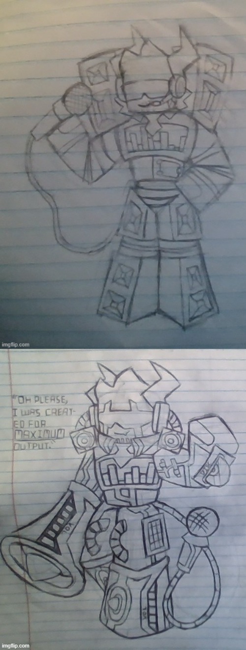 Redraw of PHIGHTING! oc MEGA! :D | made w/ Imgflip meme maker