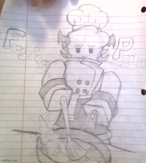 Art of my PHIGHTING oc, Gordan Ram- I MEAN- Frying Pan! :D | made w/ Imgflip meme maker