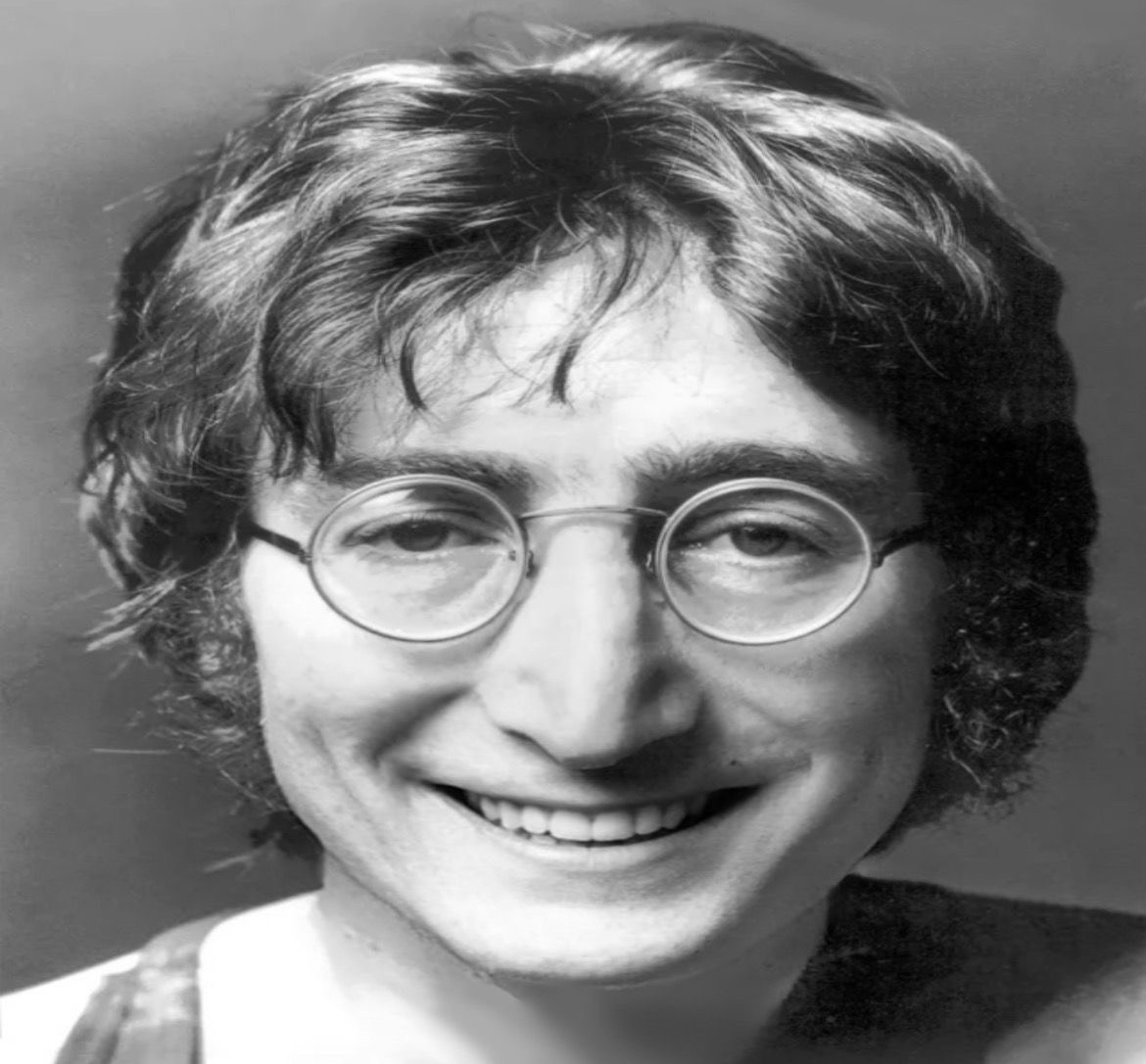 High Quality John Lennon smiling v2 Blank Meme Template
