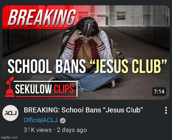 Telling you right now, they would allow an "Allah Club" no questions asked. (Stop discriminating Christians) | made w/ Imgflip meme maker