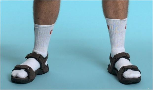 High Quality Socks and Sandals Blank Meme Template
