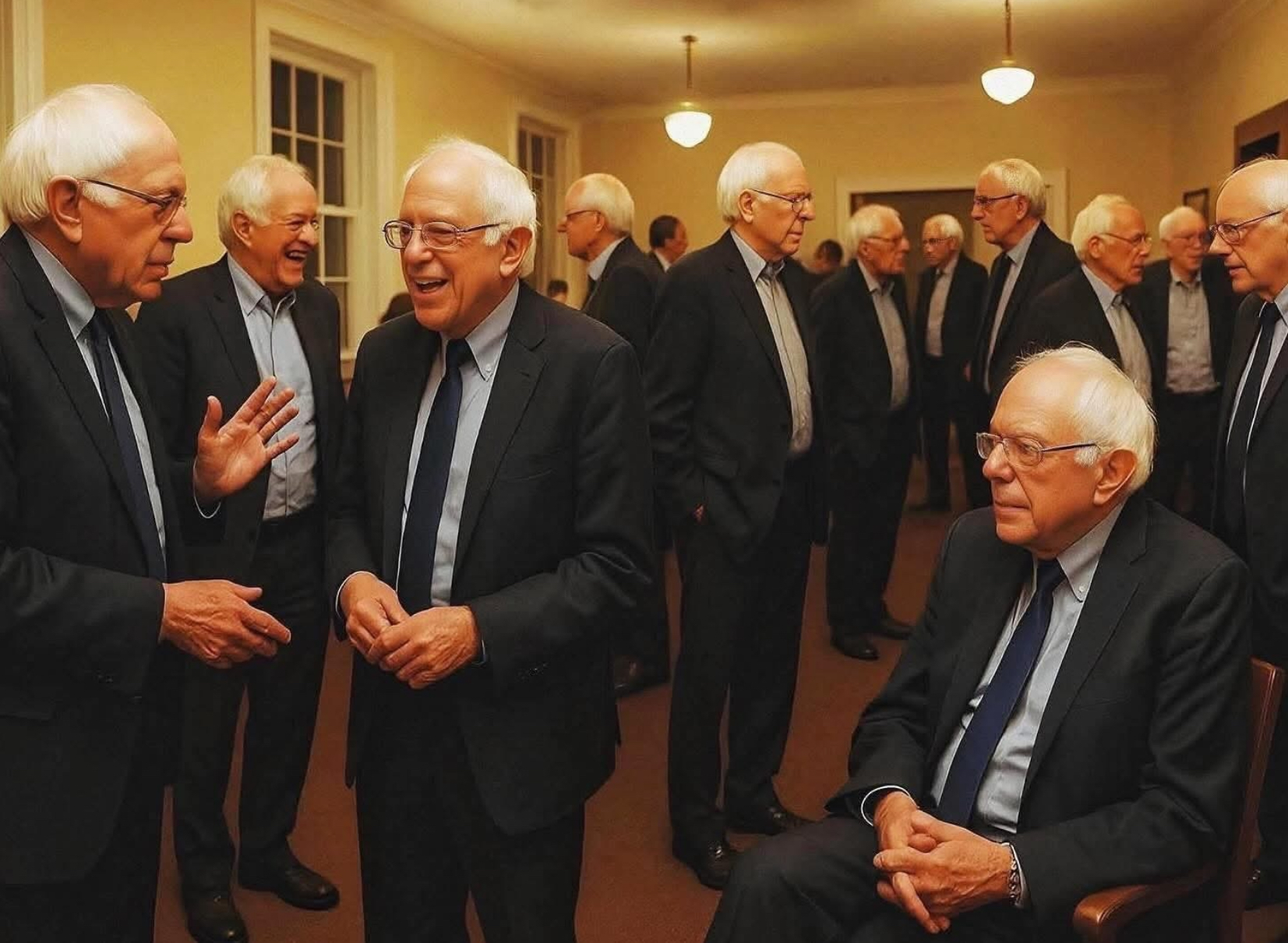 Too many Bernies Blank Meme Template