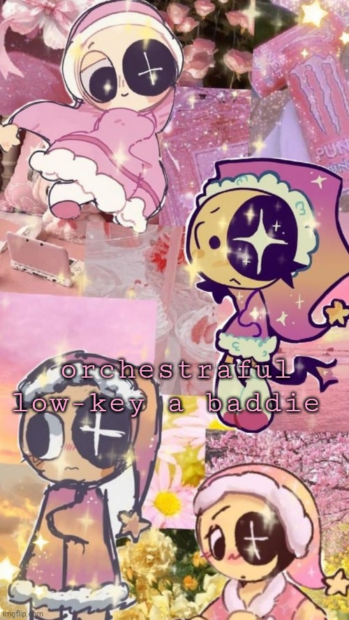 starry night | orchestraful low-key a baddie | image tagged in starry night | made w/ Imgflip meme maker