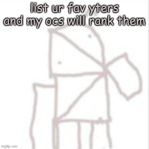 Parcelboy confused | list ur fav yters and my ocs will rank them | image tagged in parcelboy confused | made w/ Imgflip meme maker