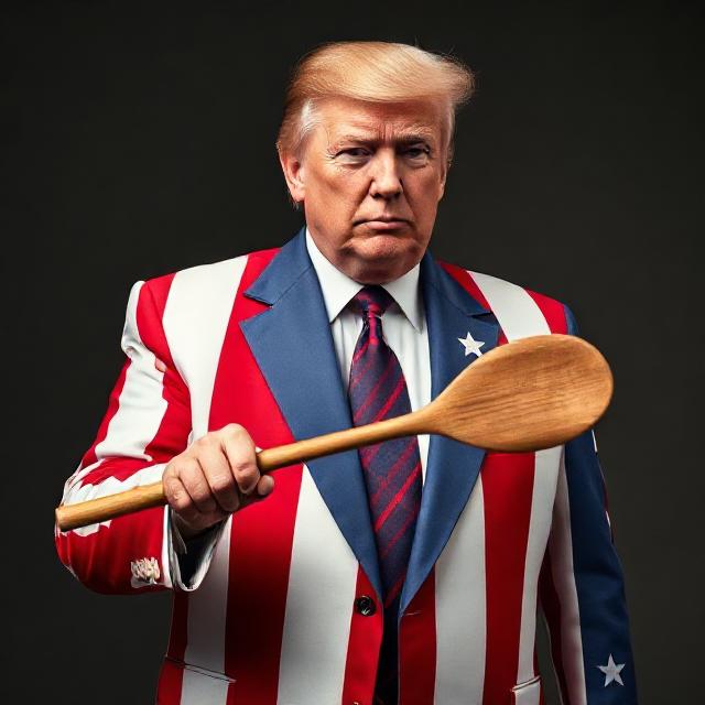 American Trump Blank Meme Template