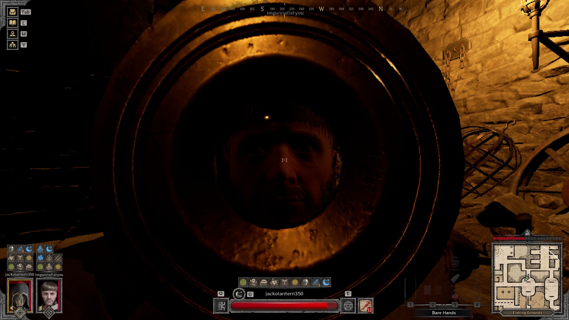 Dark and Darker stare Blank Meme Template