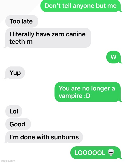 Me n my bestie are texting rn | made w/ Imgflip meme maker