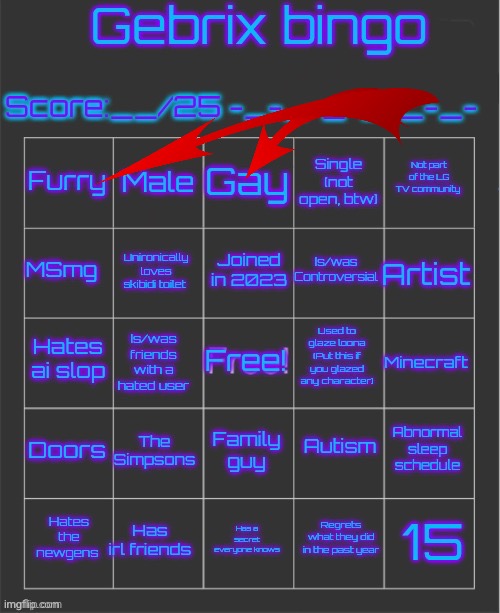 strange... | image tagged in gebrix bingo | made w/ Imgflip meme maker