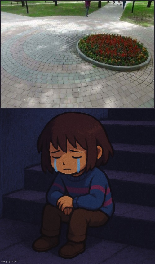 Depressed Frisk | image tagged in depressed frisk | made w/ Imgflip meme maker
