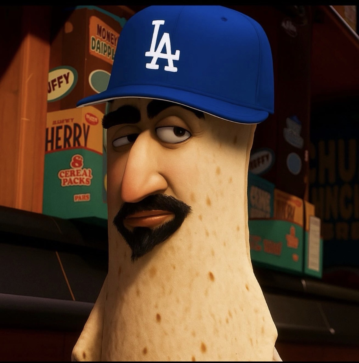 LA Dodgers fans Blank Meme Template