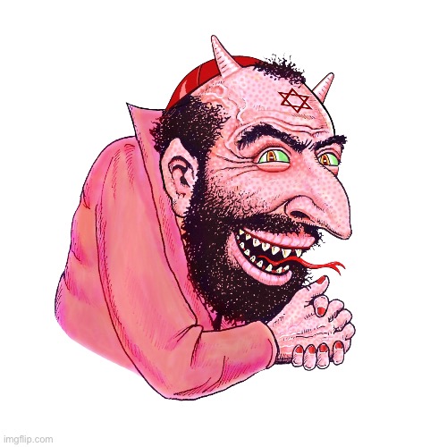 I found this temp (don’t ask how) | image tagged in happy merchant satan | made w/ Imgflip meme maker