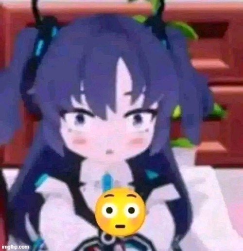 :3 | image tagged in yuuka,blue archive | made w/ Imgflip meme maker